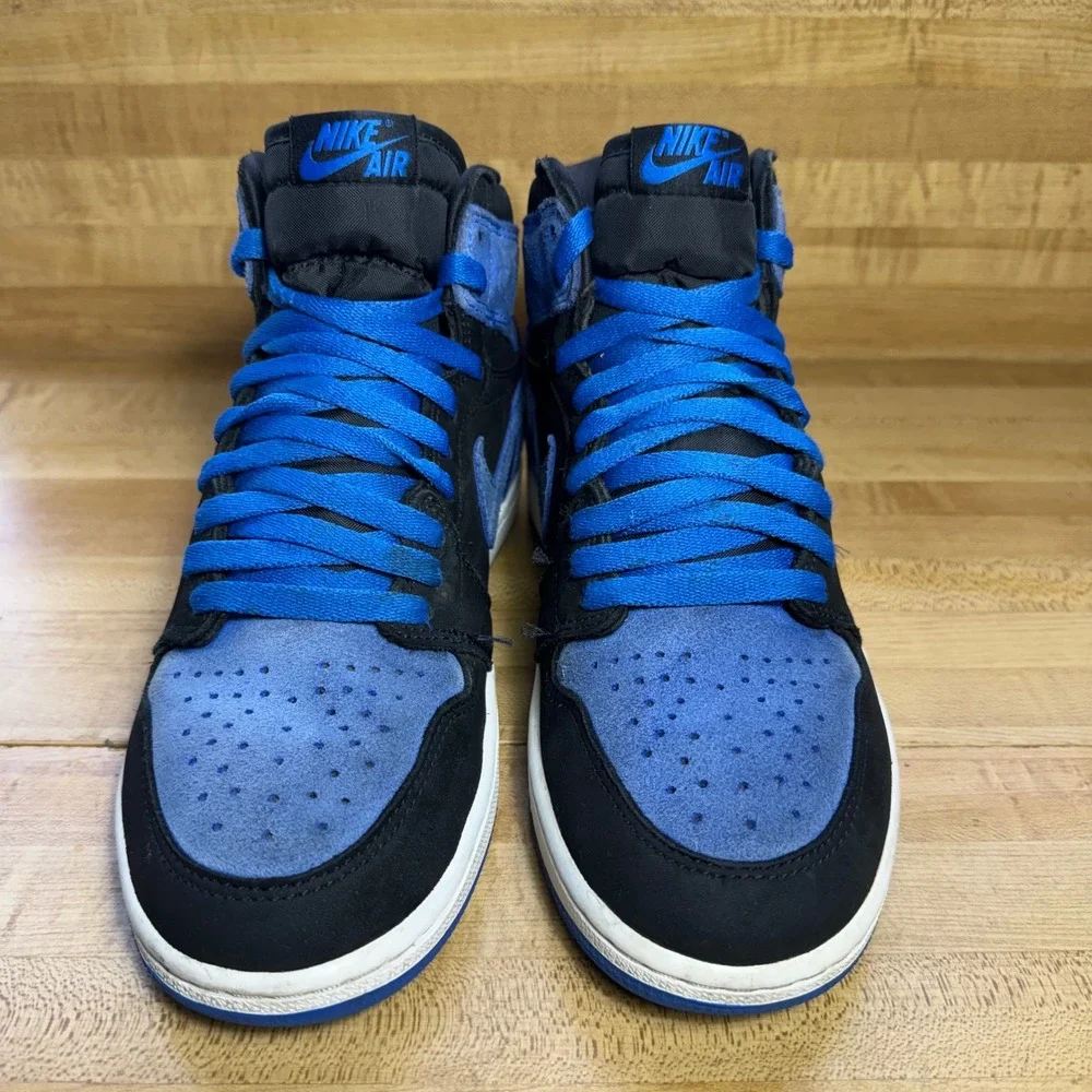 Nike Air Jordan 1 Retro High OG Royal Reimagined Black Blue mens size 8